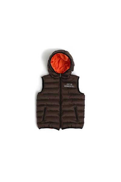 Nanica Kids Doubleface Inflatable Vest Brown