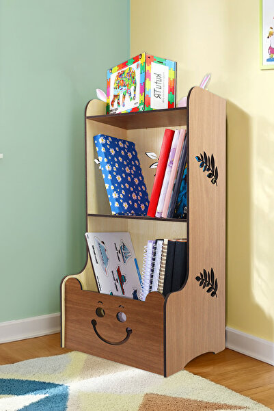 kutuTR Notpa Çocuk Odası İçin Raf, Çocuk Odası Kitaplık, Oyuncak ve Eşya Rafı...