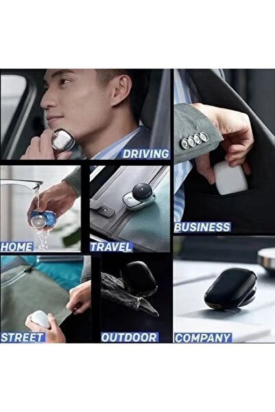 AGD Mini Electric Shaver: Portable, Rechargeable, Rotating (SQ-210) - Black