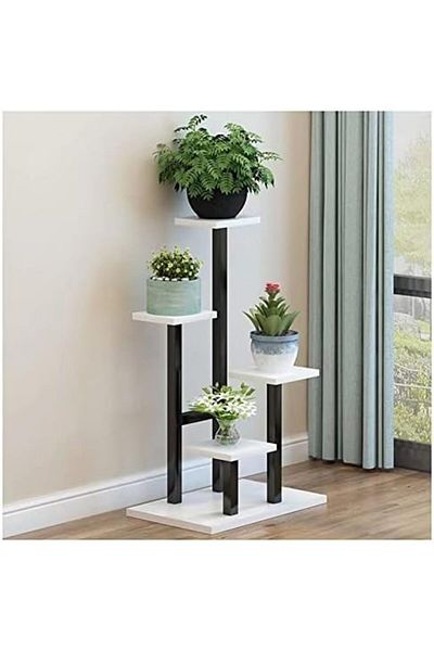 Generic Plant Stand Indoor Outdoor Plant Display Holder Rack Multi Tier Flower Stands,Garden Shelves Size: 1