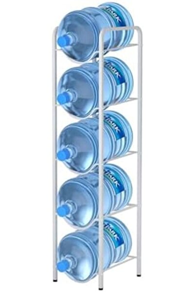 Generic 5-Tier Water Cooler Jug Rack - 5 Gallon Water Bottle Storage Rack Jug Holder - Heavy Duty Bottle Bud