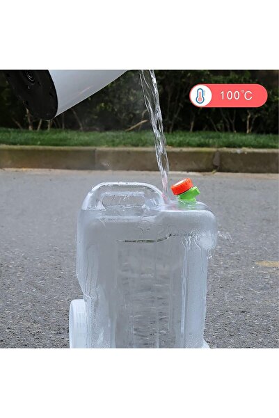 Generic Gallon Large Capacity Clear Plastic Water Tank - Durable PC Material, Spigot Equipped, Ideal for Cam