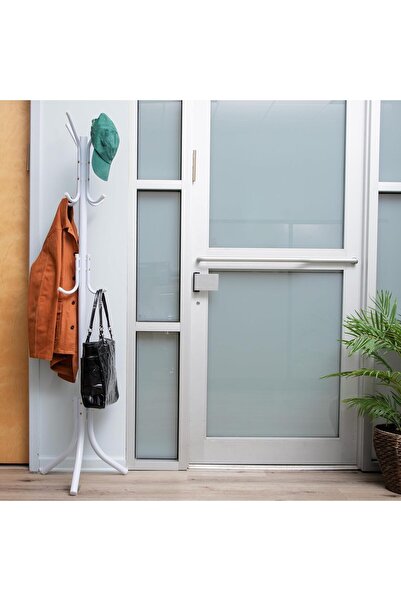 Generic Standing Metal Coat Rack Hat Hanger 11 Hook For Jacket, Purse, Scarf Rack, Umbrella Tree