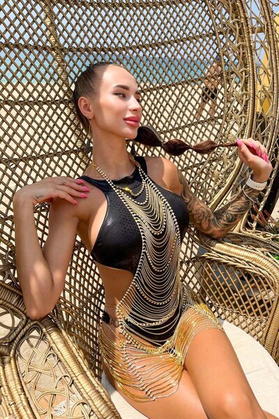 Bikini Mayokini Dünyası Φόρεμα Merrill Diamond - Χρυσό