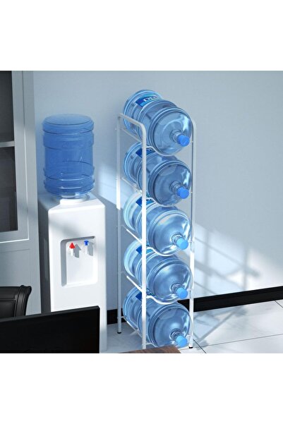 Generic 5-Tier Water Cooler Jug Rack - 5 Gallon Water Bottle Storage Rack Jug Holder - Heavy Duty Bottle Bud