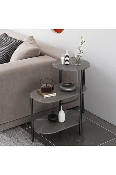 Generic Living Room Tables Light Luxury Sofa Side Table Creative Side Table Coffee Table Wrought Iron Side T