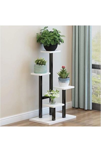 Generic Plant Stand Indoor Outdoor Plant Display Holder Rack Multi Tier Flower Stands,Garden Shelves Size: 1