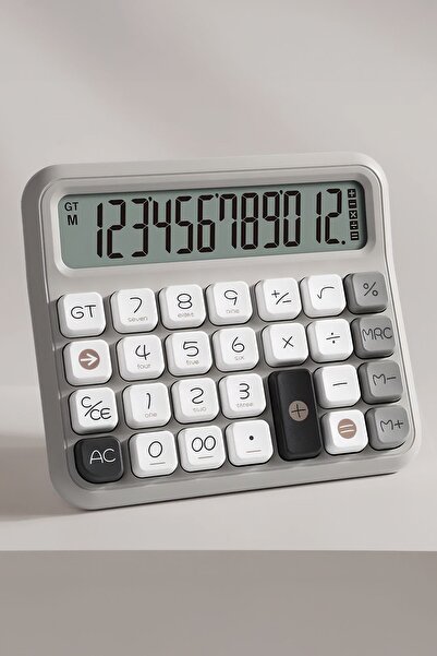 Daxi X-250 PASTEL GRİ 12 HANELİ HESAP MAKİNESİ