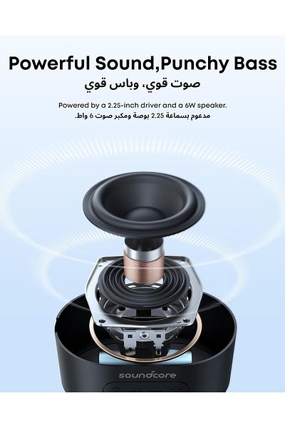 Soundcore مكبر صوت بايرو ميني لاسلكي بتقنية البلوتوث