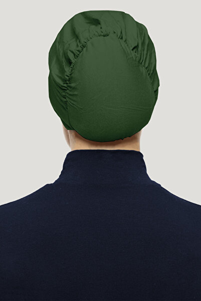 Mesa Charm Women's Hijab Lycra Elastic Non-Slip Combed Cotton Bonnet Khaki