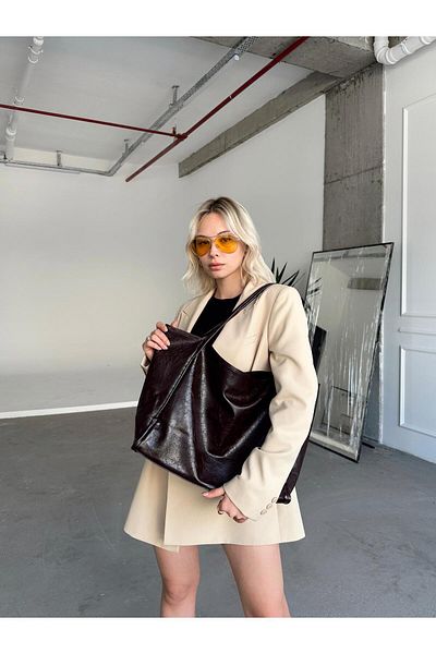 Die Fein Legendary Vintage Women's Casual Model Wide Shopper Hand and Shoulder Bag