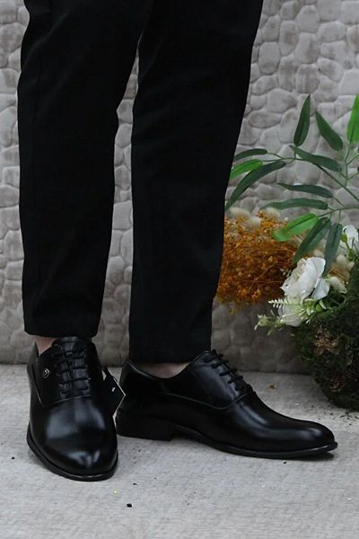 Pierre Cardin Μαύρα 7017 Ανδρικά Κλασικά Παπούτσια