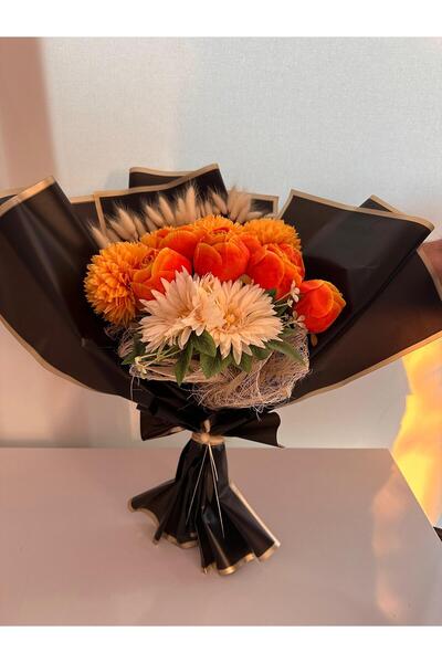 Defne Hediyelik İsteme çiçeği yapay çiçek beyaz güllü