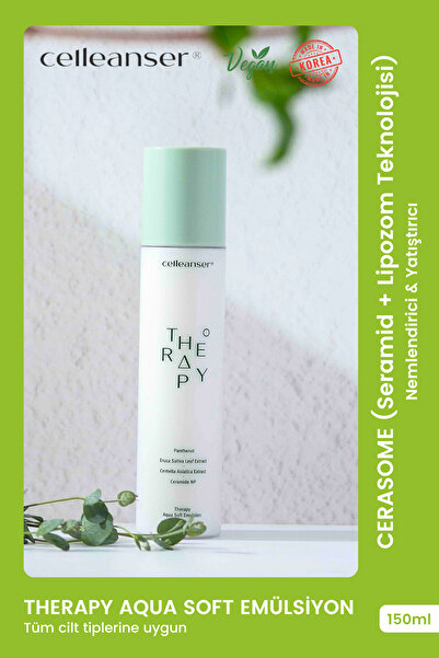 celleanser Cerasome ve Patentli İçerik İçeren Nemlendirici ve Yatıştırıcı The...