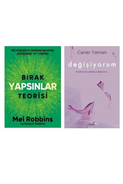 İndigo Kitap Bırak Yapsınlar Teorisi Ve Değişiyorum 2 Kitap Set Caner Yaman