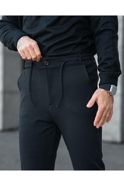 ManKlas Pants Men's Classic Jagger Lace Detailed Men's Jogger Lycra Men's Fabric Pants
