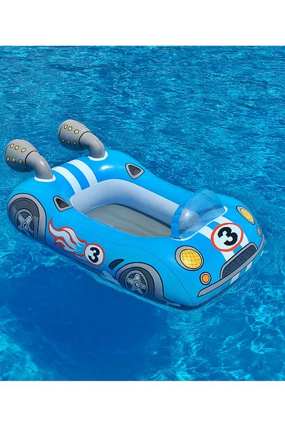 Intex Car Riding Boat - Car Cruise - Children's Inflatable Car Boat - Sea Riding Car - Floating Car 107x69 cm