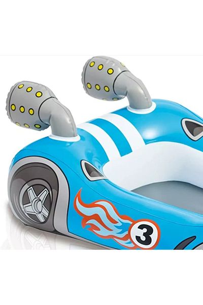 Intex Car Riding Boat - Car Cruise - Children's Inflatable Car Boat - Sea Riding Car - Floating Car 107x69 cm