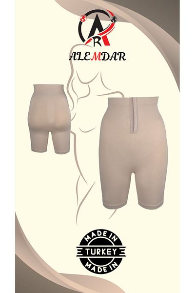 Alemdar Women's shapewear shorts with elastic band, easy to use and soft on the skin