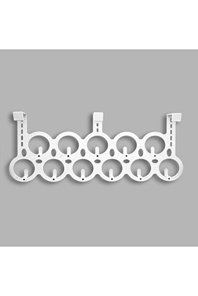 Genel Markalar Cakka Home 11 Kancalı Plastik Kapı Arkası Askılık Beyaz