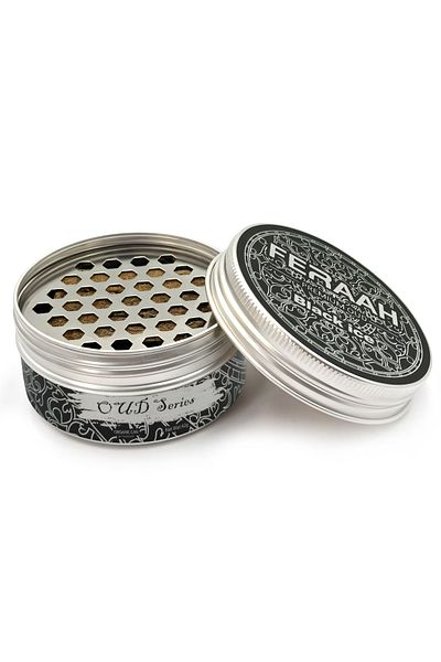 FERAAH Premium Oud Air Freshener Black Ice 42g Fine Fragrance, Odour Removal & Relaxing Ambience