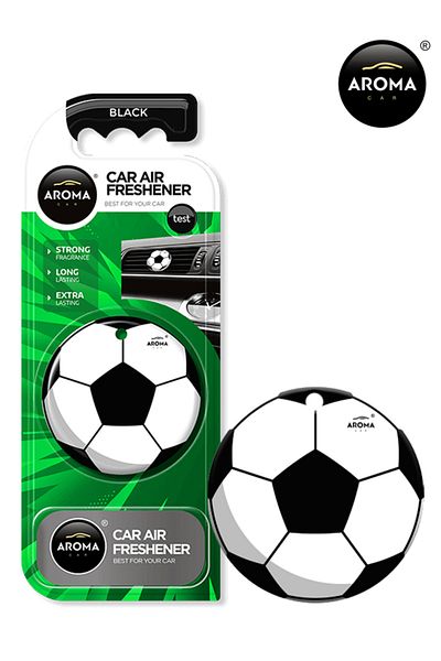 Generic Aroma Car Air Freshener Foot Ball Design Black Scent, Long Lasting & Easy To Use