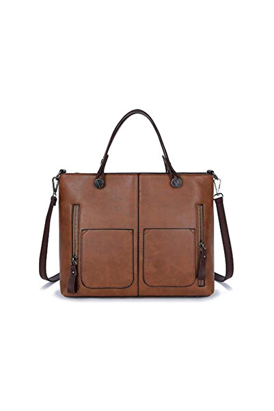 Other Simple and fashionable women's handbag, retro single shoulder crossbody...