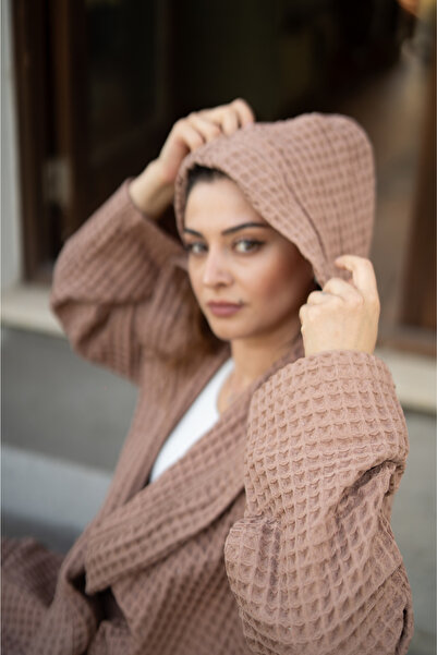 Mom Cherie Meliora 100% Cotton Waffle Adult Unisex Bathrobe