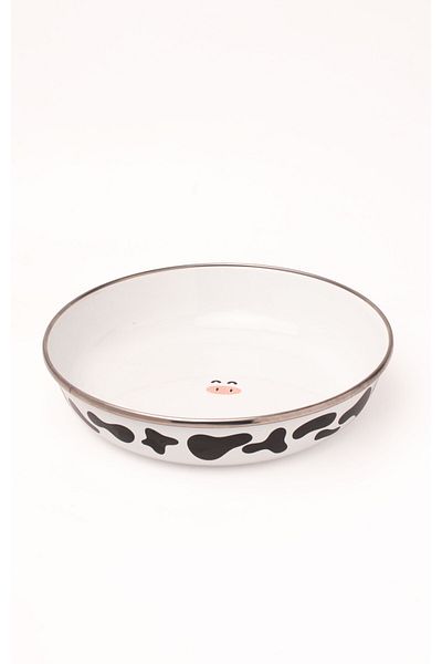 EMAYlab Mötilda Enamel Bowl Plate - Bowl Bowl - Salad Bowl - Presentation Bowl 21cm
