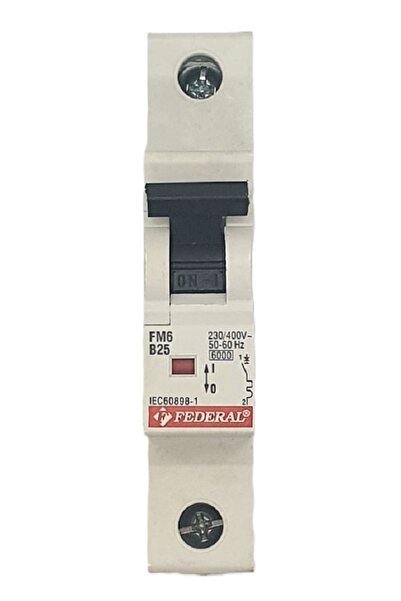 1x10a 6ka C Tipi Tek Kutuplu Otomatik Sigorta Fm6e