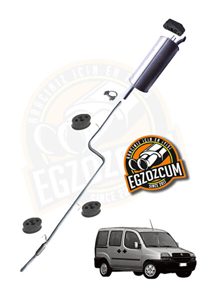 EGZOZCUM Fiat Doblo benzinli komple egzoz takımı eksoz