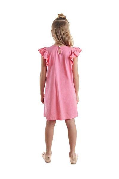 Denokids Ροζ αμάνικο καλοκαιρινό φόρεμα - Κοριτσίστικες αρκούδες
