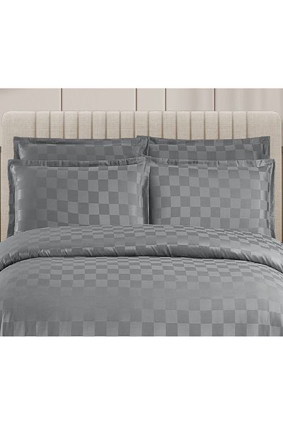 CHIRASO CHIRASO Bedding, Elegant DAMASK, ELASTIC Sheet 180x200+25cm, Duvet Cover 200x230cm, 2 Pillowcases