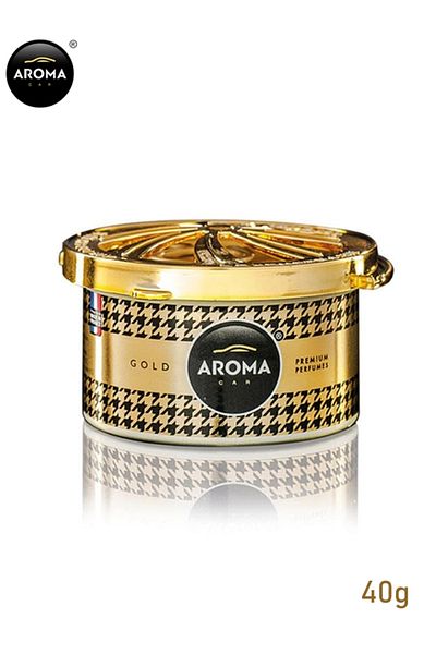 Generic Aroma Car Air Freshener Gold 40g Premium Dashboard Perfume