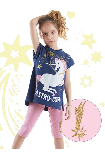 MSHB&G Astrocorn Girls Tunic Tights Set