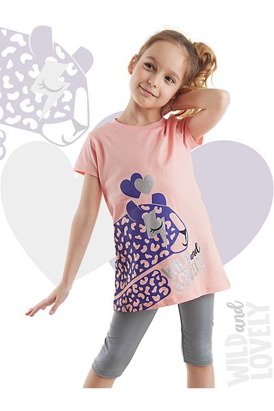MSHB&G Leopard Girls Tunic Tights Set
