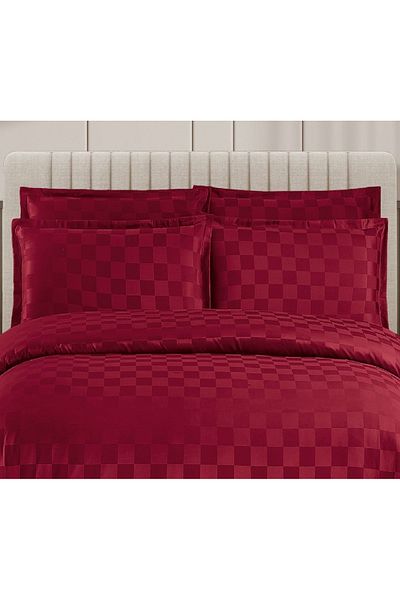 CHIRASO CHIRASO Bedding, Elegant DAMASK, ELASTIC Sheet 180x200+25cm, Duvet Cover 200x230cm, 2 Pillowcases
