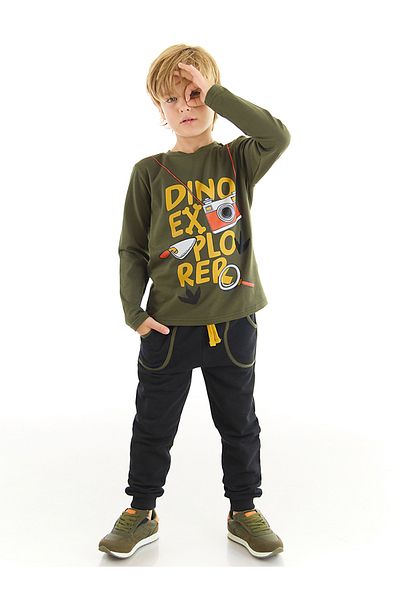 Denokids Dino Explorer Boy's T-shirt Trousers Set
