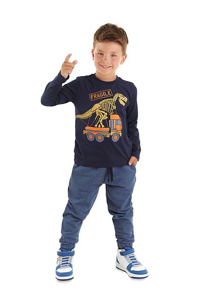 MSHB&G Boy's Fragile Long Sleeve T-shirt and Trousers Set