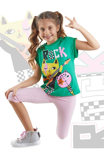 MSHB&G Rock Kankalar Girls Tunic Tights Set