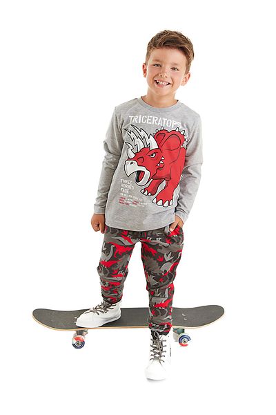 MSHB&G Triceratops Boy's T-shirt Trousers Set