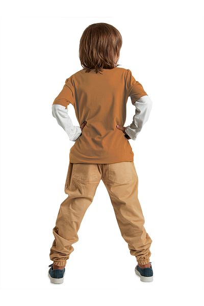 MSHB&G Boy's Jeep Car T-shirt and Gabardine Trousers Set