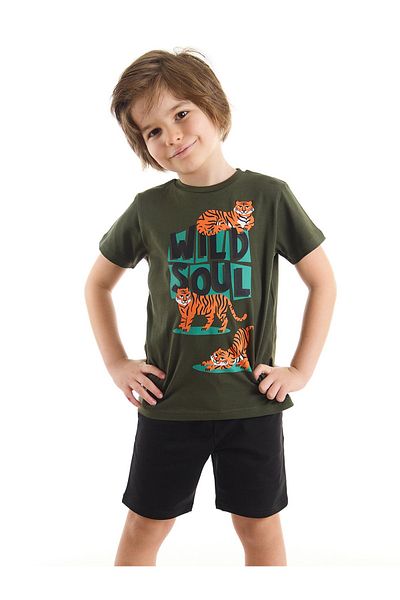 MSHB&G Three Tigers Boys T-shirt Shorts Set