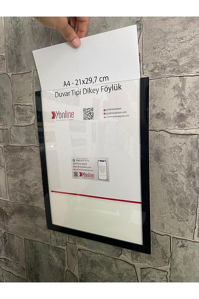 Yönline A4 Plexi Fountain - Easy to Switch Wall and Door Type