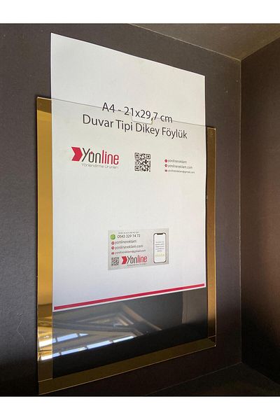 Yönline A4 Vertical Easy Change Door And Wall-Type Mesh Board