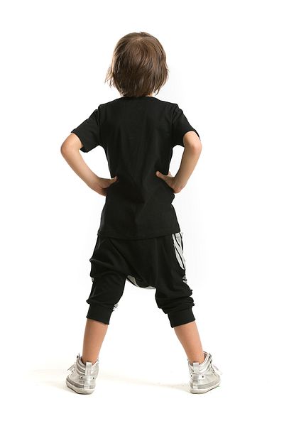 MSHB&G Dd Hiphop Boy T-shirt Capri Shorts Set