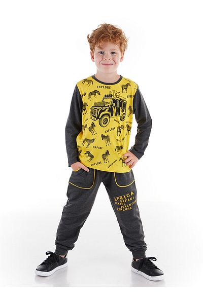 MSHB&G Explore Africa Boy's T-shirt Trousers Set