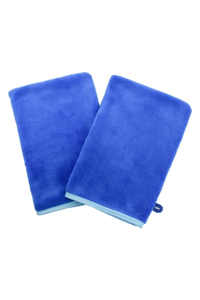 Choice MG17-2 قطعة من قفاز تنظيف الوجه القابل لإعادة الاستخدام من الألياف الد...