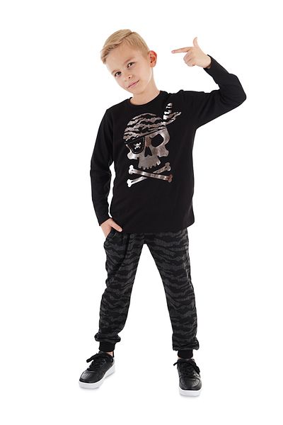 MSHB&G Pirate Skull Boy T-shirt Trousers Set