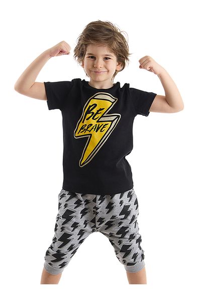 MSHB&G Be Brave Boy's T-shirt Capri Shorts Set